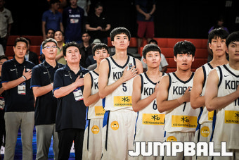 [JB포토화보] U18 대표팀, 대만 누르고 아시아 남자농구대회 8강 진출