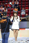 [JB포토] 김유라 '전자랜드 우승기원해요'