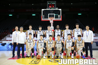 [JB포토] 2019 FIBA 월드컵 윈도우 5에 출전한 자랑스러운 한국남자 농구 대표팀