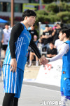[JB포토] 하이파이브하는 하늘내린인제 박민수와 방덕원