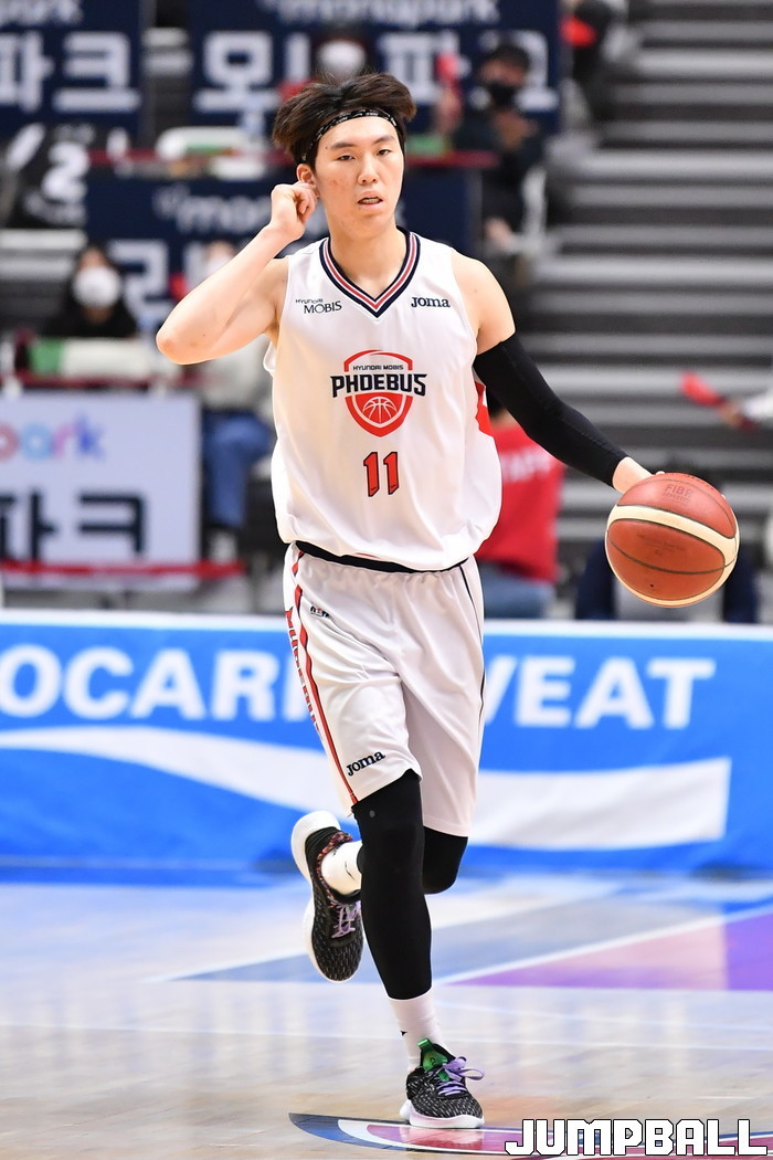 이우석의 결승 슈팅으로 현대모비스, 한국가스공사 8연승 끊어