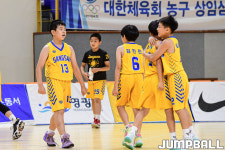 [JB화보] 제77회 전국남녀종별 농구선수권대회 상산초교와 매산초교 결승전 경기 화보