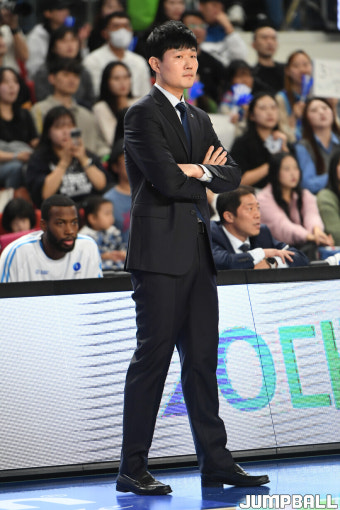 ‘데뷔 첫 승’ 강혁 감독대행, “니콜슨 역전 3점슛, 운이 따랐다”