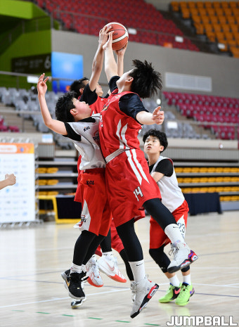 [JB화보] 2024 KBL 주말리그, U11 SK와 현대모비스 4강 경기 화보 (SK 38-33 현대모비스)