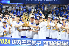 아산 우리은행 우승, 챔피언결정전 시상식 화보