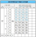 총 96팀 참가! 2025 한국중고농구 주말리그 권역별 대진 및 일정 알려
