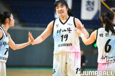 [JB화보] 서대문구청, 김천시청의 추격을 따돌리고 46-40으로 승리