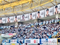노란 창원체육관에 피어난 하늘꽃, 소노팬 위한 별도 출입구 운영