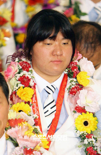 [올림픽선수단 귀국] 장미란, 