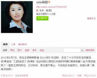 CCTV 女앵커 