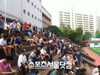 [SS현장] 축구신동 백승호, 구자철 모교 접수 인기 폭발