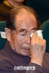 [SS포토]박형규 목사 아직도 마르지 않은 눈물...