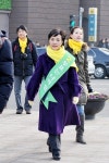 [SS포토]강금실 전 장관, 이번엔 시청 앞 광장으로