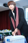 [SS포토]태민, 첫 투표 잘 마쳤어요!
