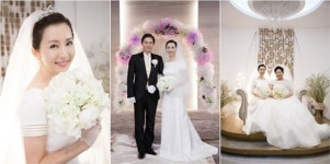 백년의 유산 전인화 정보석 결혼, 자체발광 신부 눈길