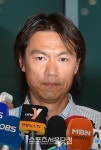 [SS포토]홍명보 감독, '표정에서 드러나는 강한의지'