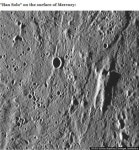 수성 사람 모양 물체 발견…헉! 정체가 뭐지?