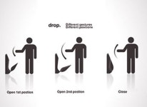 미래의 화장실, 손짓 하나로 소변기에서 좌변기로