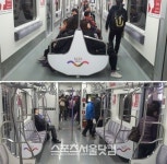 [SS현장] 지하철 7호선 이색 객차 도입 1년…반응은 싸늘