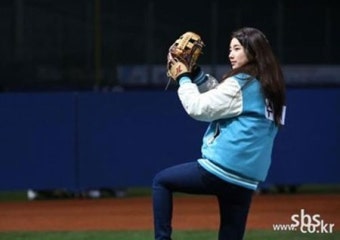 류현진 수지 야구 장면, 어떤 것 가르쳤나 봤더니?