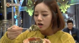 스타킹 걸스데이 혜리 대게 먹방 귀여워