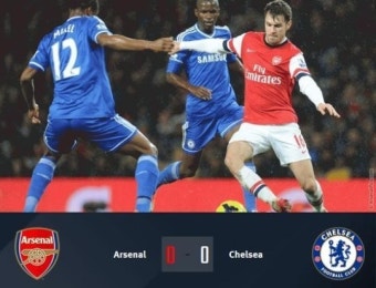 [EPL 17R] 아스널, 첼시와 '런던 더비' 무승부…선두 탈환 실패