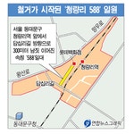 [현장르포] 달랑 2채만 철거...청량리 588은 영업중