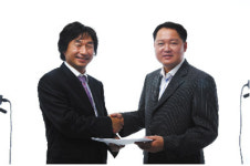 역전의 마라토너 김완기, (주)바이원클럽과 전속 모델 계약