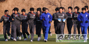 [화보] 축구대표팀 재소집...허감독의 몸풀기