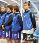 [AG포토] 여자축구 문소리 '오늘은 벤치에서'