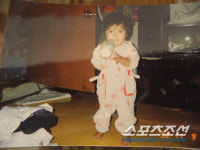 [AG][단독입수]얼짱 정다래 유년시절 사진 미모 돋는 가족
