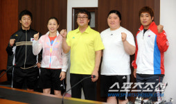 [포토] 역도대표팀, 런던올림픽 금메달 문제없다!