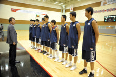 청소년 농구대표 선수들 KT 고마워요