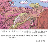 [숨은 그림 찾기] 바람이 불어 모자가 날아가 버린...