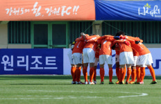 전북전 앞둔 강원 도전자의 자세로