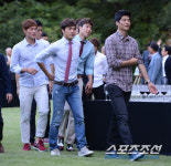 [포토] 사복입은 기성용-박종우 못 알아 보겠네