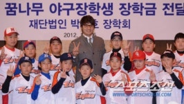 [포토] 박찬호 다같이 V