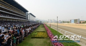 [포토] 대상경마 지켜보는 경마팬들