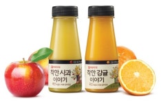 서울우유협동조합, 국산 생과일을 통째로 갈아서 만든 '착한사과이야기, 착한감귤이야기' 2종 출시