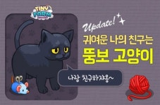 타이니팜 ‘뚱보 고양이’ 추가 업데이트 ‘귀여워’