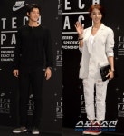 [포토] 이기우-이청아, 블랙&화이트 패션으로 행사장 나들이