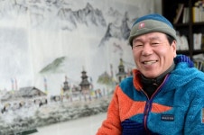 히말라야 8000m급 14좌, 산수화로 담아낸 곽원주 화백
