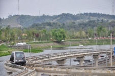 순천만정원 상공을 가로지른다! 스카이큐브