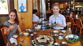 `피겨스타` 그레이시 골드 삼겹살 맛있어요 인증샷 깜짝