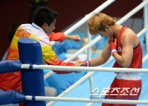 [AG포토] 은메달 박진아 중국 금메달 축하합니다!