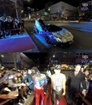 인기가요 지디X태양 첫 무대, 지드래곤 랩핑 스포츠카 공개