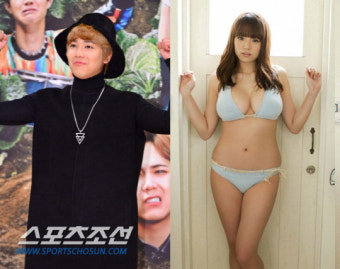 이홍기, 日그라비아 모델 시노자키 아이 열애설…'G컵' 시노자키 아이 누구?