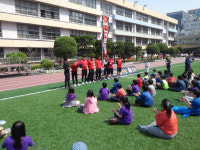 FC서울 서초초등학교에서 축구 클리닉 진행