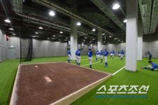 [포토] 고척스카이돔의 실내불펜과 실내연습장의 모습