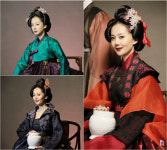 마녀보감 염정아, 포스터 비하인드컷 화려한 한복 자태